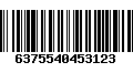 Código de Barras 6375540453123