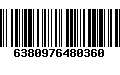 Código de Barras 6380976480360