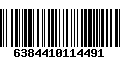 Código de Barras 6384410114491