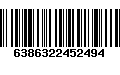 Código de Barras 6386322452494