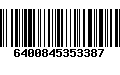 Código de Barras 6400845353387