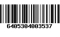 Código de Barras 6405304003537