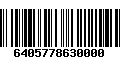 Código de Barras 6405778630000