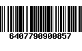 Código de Barras 6407790900857