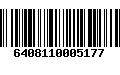 Código de Barras 6408110005177