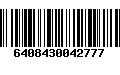 Código de Barras 6408430042777