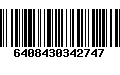 Código de Barras 6408430342747