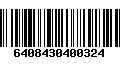 Código de Barras 6408430400324