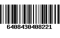 Código de Barras 6408430408221