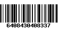 Código de Barras 6408430408337