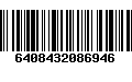 Código de Barras 6408432086946