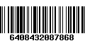 Código de Barras 6408432087868