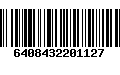 Código de Barras 6408432201127