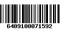 Código de Barras 6409100071592