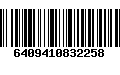 Código de Barras 6409410832258