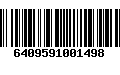 Código de Barras 6409591001498