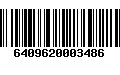 Código de Barras 6409620003486