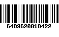 Código de Barras 6409620010422