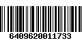 Código de Barras 6409620011733