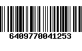 Código de Barras 6409770041253