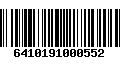 Código de Barras 6410191000552