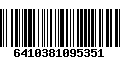 Código de Barras 6410381095351