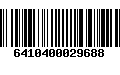 Código de Barras 6410400029688