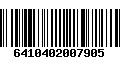 Código de Barras 6410402007905