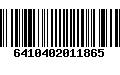 Código de Barras 6410402011865