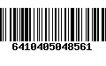 Código de Barras 6410405048561