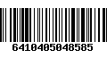 Código de Barras 6410405048585