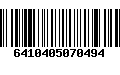 Código de Barras 6410405070494