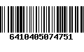 Código de Barras 6410405074751