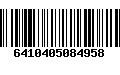 Código de Barras 6410405084958