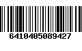 Código de Barras 6410405089427