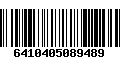 Código de Barras 6410405089489