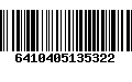 Código de Barras 6410405135322