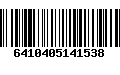 Código de Barras 6410405141538