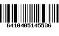 Código de Barras 6410405145536