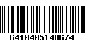 Código de Barras 6410405148674