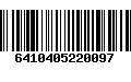 Código de Barras 6410405220097