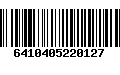 Código de Barras 6410405220127