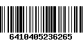 Código de Barras 6410405236265