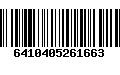 Código de Barras 6410405261663