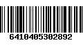 Código de Barras 6410405302892