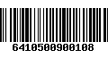 Código de Barras 6410500900108