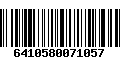 Código de Barras 6410580071057