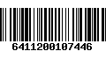 Código de Barras 6411200107446