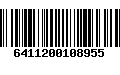 Código de Barras 6411200108955