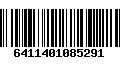 Código de Barras 6411401085291